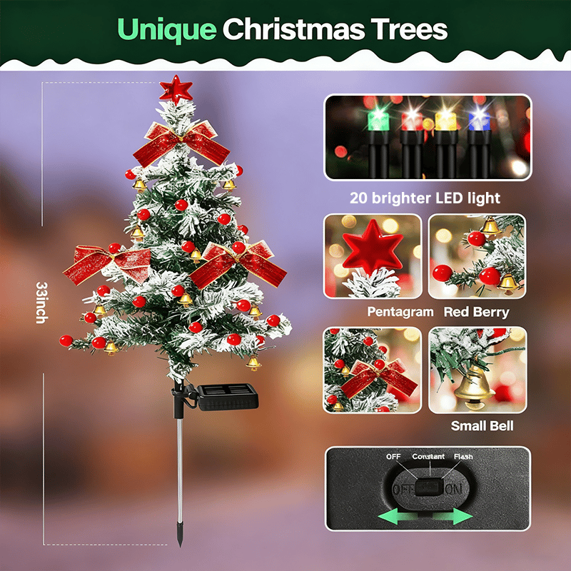 Black Friday Big Promotion Save 49%🔥Outdoor Solar Waterproof Christmas Tree Lights