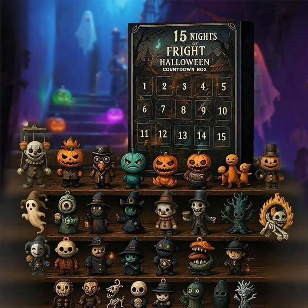 🎃👻 31 Nights of Fright – 49% OFF – ✨ Halloween Countdown Box – Open a Haunted Surprise Every Night! 🕸️