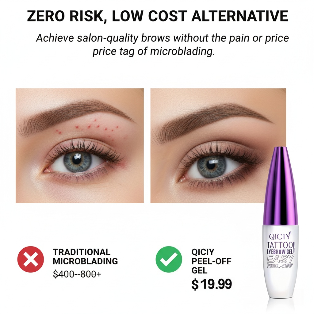Easy-to-remove eyebrow gel - waterproof and sweatproof