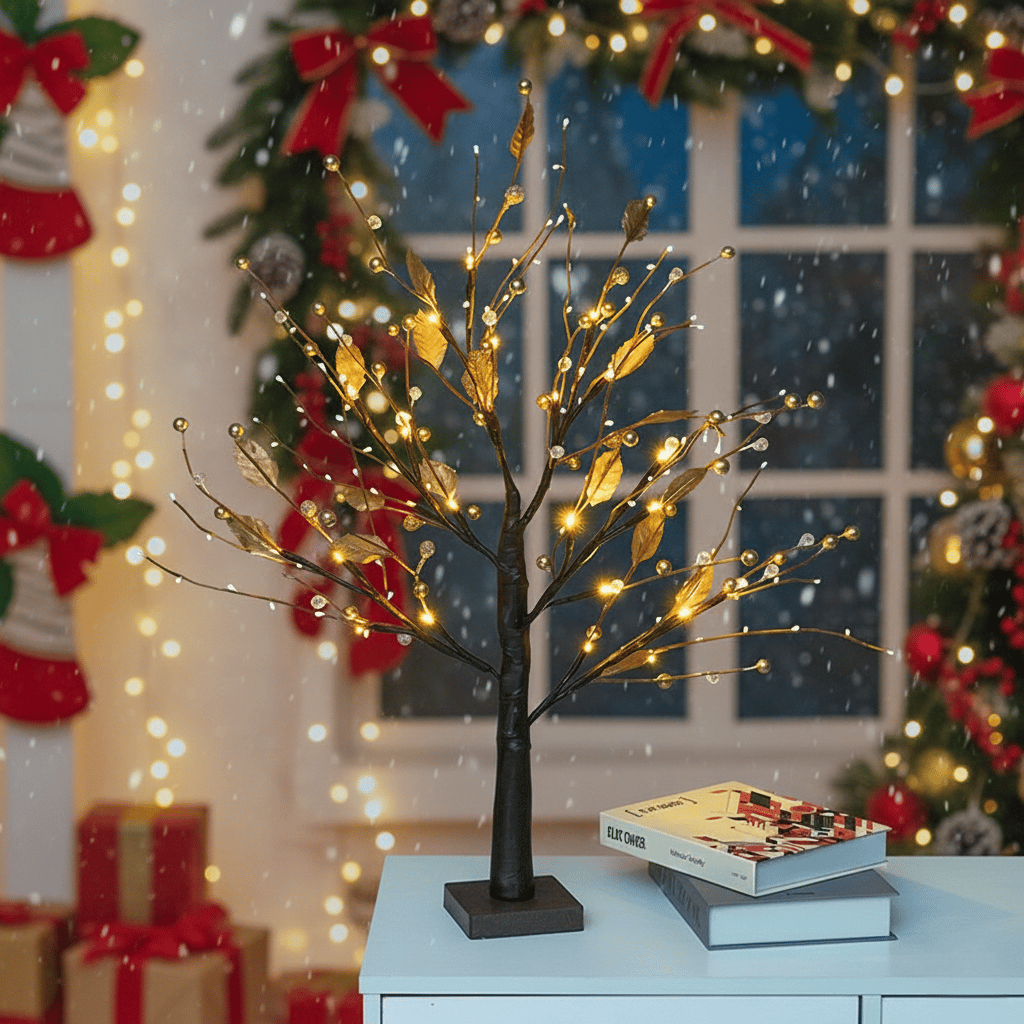 🎄LED Berry Tree Lamp