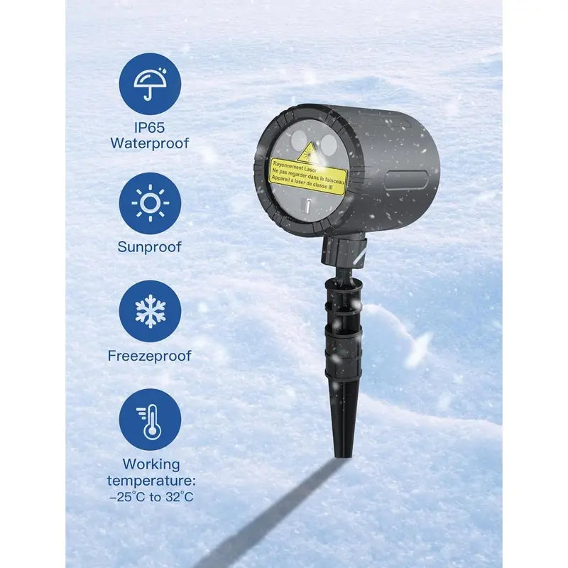 Christmas projector light, starry sky pattern LED light