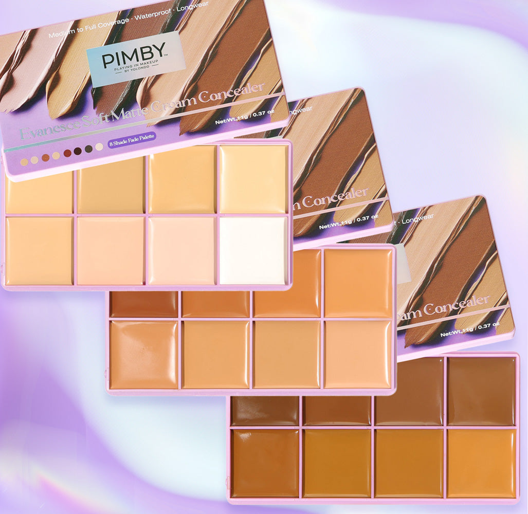 Evanesce Soft Matte Cream Concealer 8-Shade Fade Palette