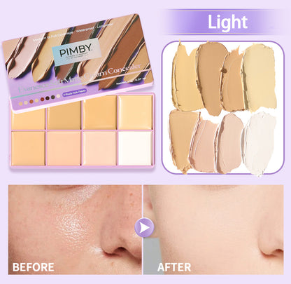 Evanesce Soft Matte Cream Concealer 8-Shade Fade Palette