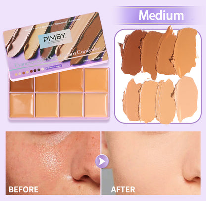 Evanesce Soft Matte Cream Concealer 8-Shade Fade Palette