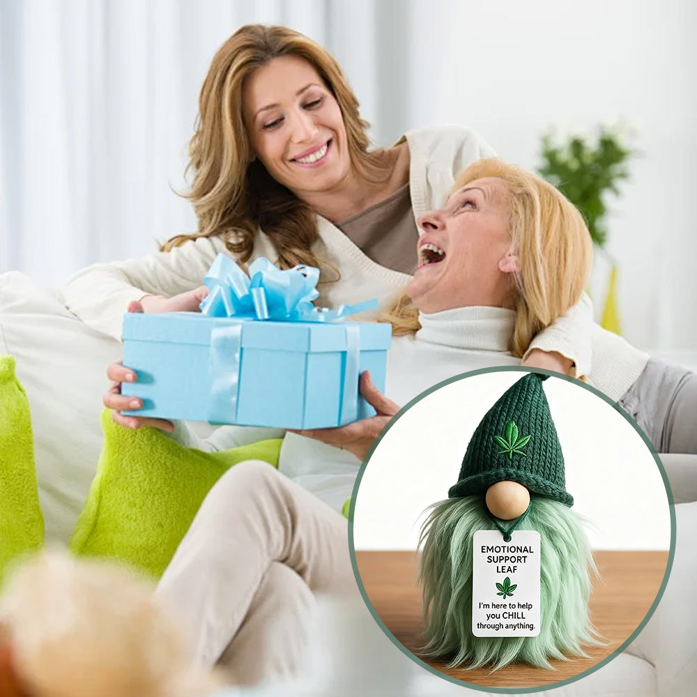 🌿💚 Emotional Support Weed Gnome – Your Little Cannabis Companion