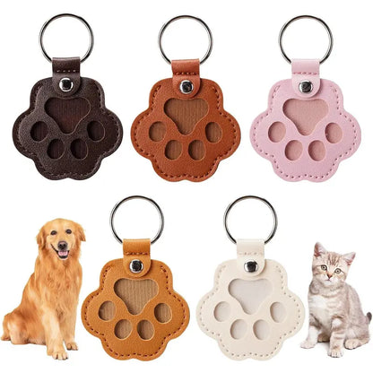 💖Leather Pet Memorial Keychain