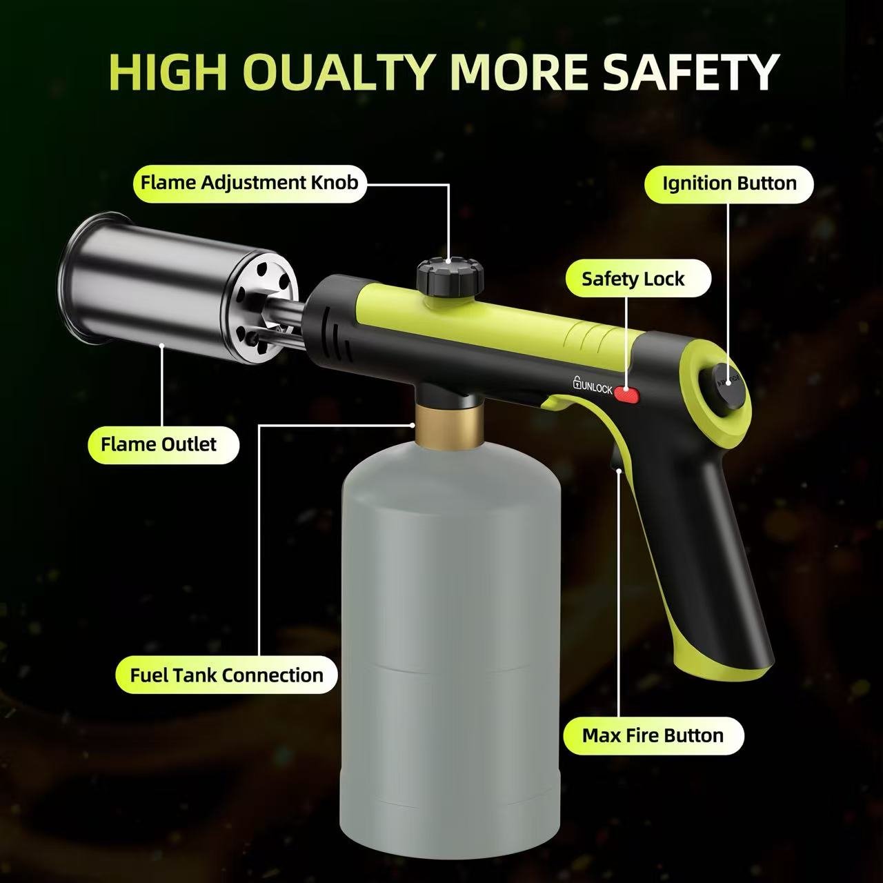 🔥One-Touch Propane Torch — Blaze Fast, Safe, and Powerful