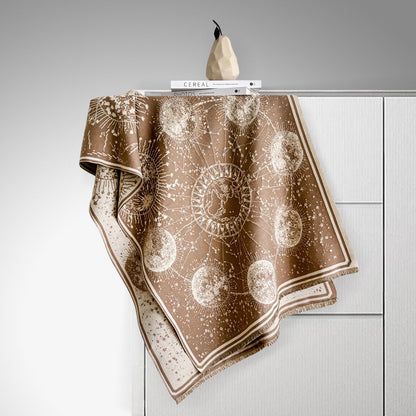 ✨Starry Sky Pattern Fringe Scarf