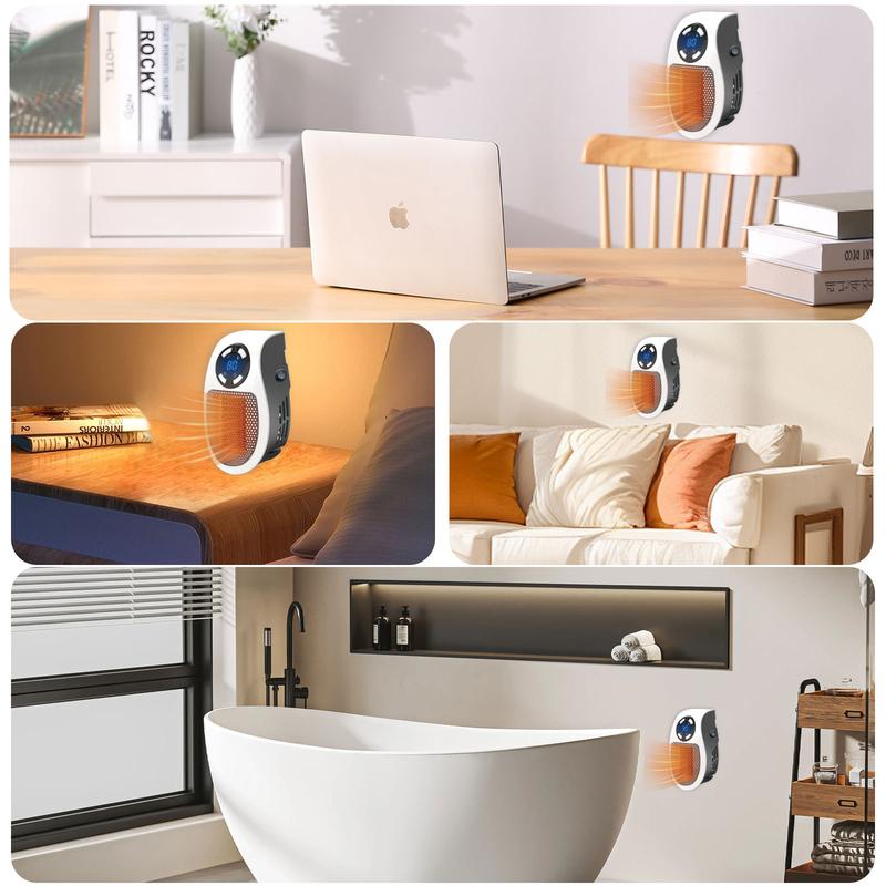 🔥Plug-in Wall Outlet Space Heater: Cozy Warmth, Where You Need It Most!