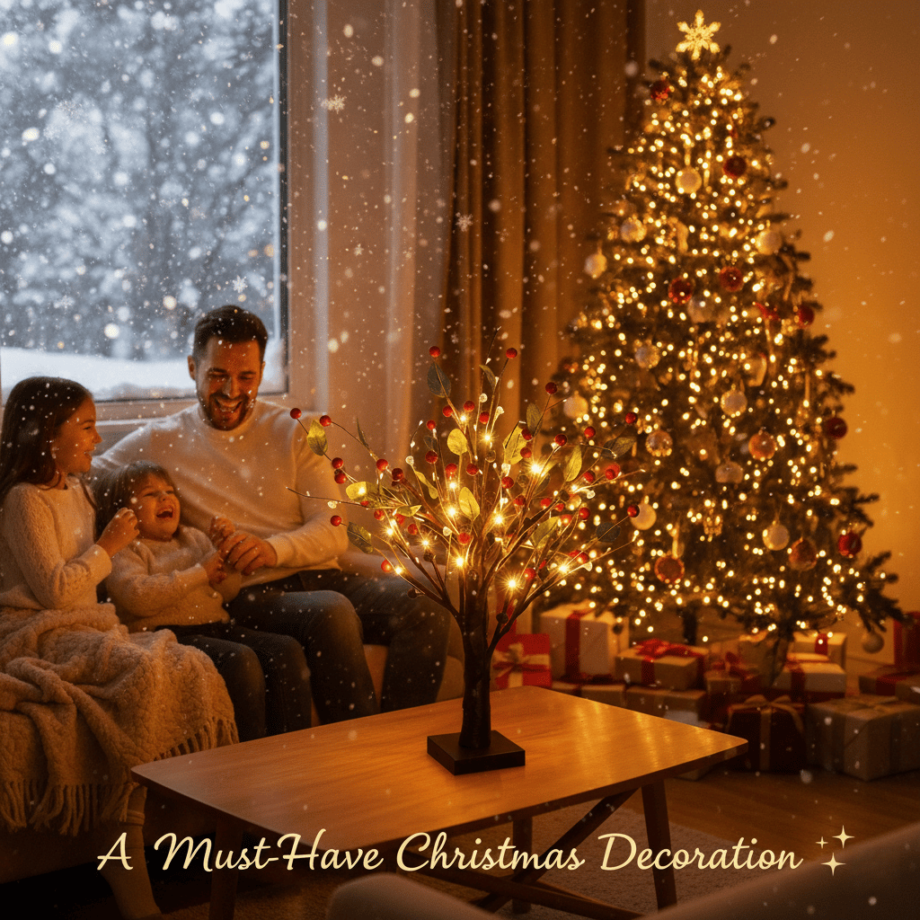 🎄LED Berry Tree Lamp