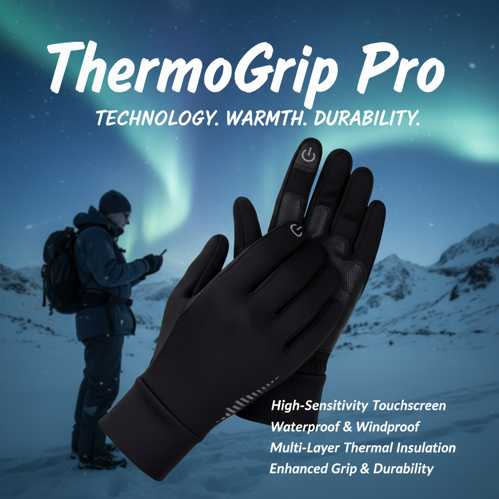 Winter Gloves Women Men Ski Snow Gloves Liner Thermal Warm Touch Screen