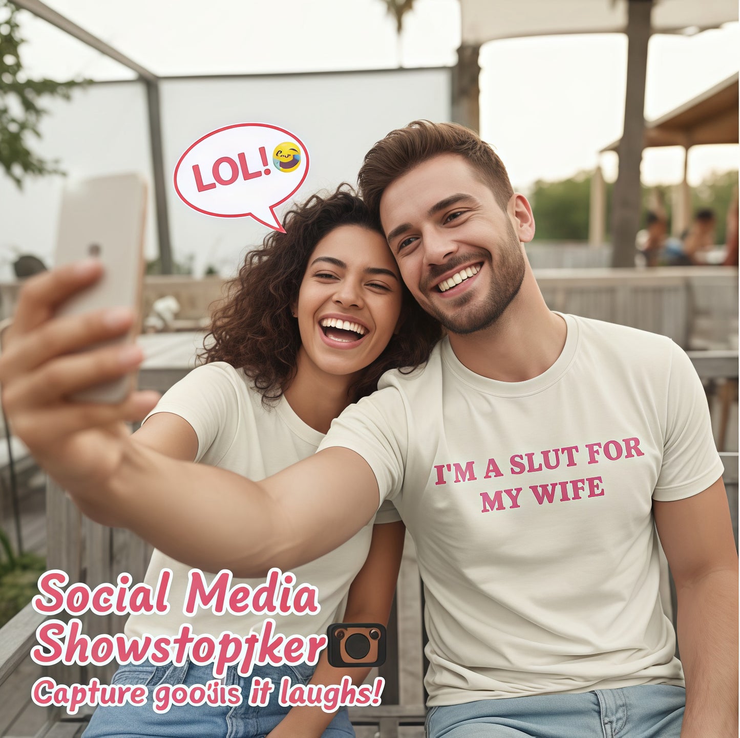 "I’m a Slut for My Wife" T-shirt - Valentine's Day gift