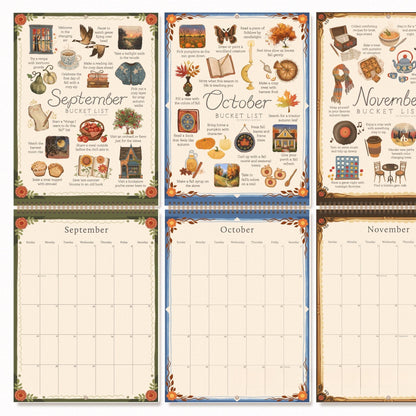 📅2026 Bucket List Calendar