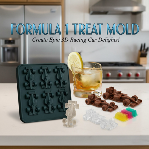 F1 ice mold- racing car silicone mold