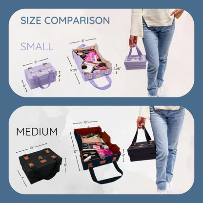 🛋️Foldable makeup storage bag-Declutter and Enjoy Your Quiet Time!