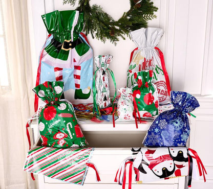 50-Piece Gift Bag and Label Set