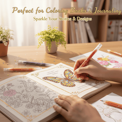 Black Friday Big Promotion Save 49%🔥-Metallic Vibrant Sparkle gel pens