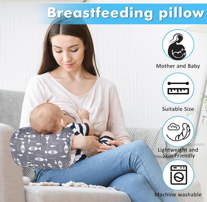 Baby nursing arm pillow, made of soft cotton