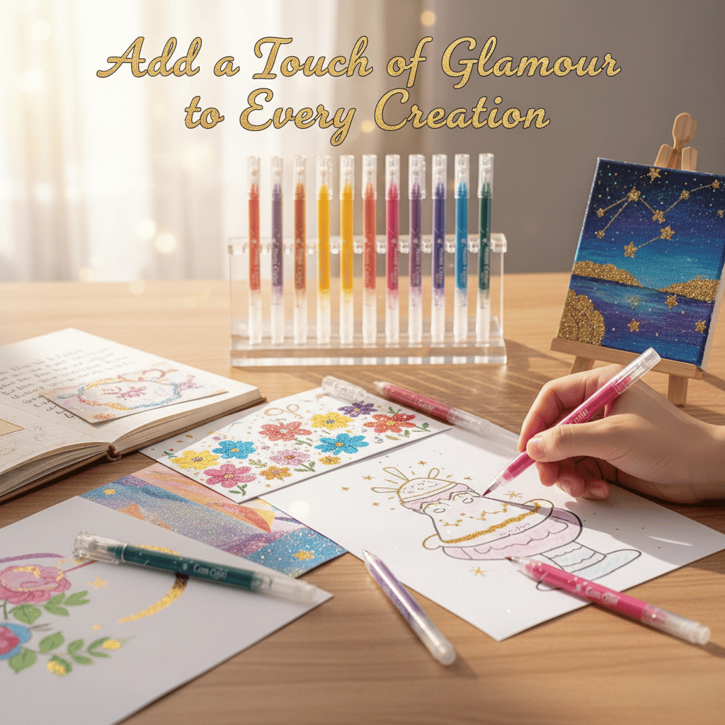 Black Friday Big Promotion Save 49%🔥-Metallic Vibrant Sparkle gel pens