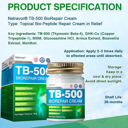 ✅🦴CA Owned & Operated | Clinically Formulated by Orthopaedic Specialists: Natravor® 𝑻𝑩-𝟓𝟎𝟎 𝑩𝒊𝒐𝑹𝒆𝒑𝒂𝒊𝒓 𝑪𝒓𝒆𝒂𝒎 – Rapid Pain Relief & Cellular Joint Regeneration (🔥 Up to 80% OFF)