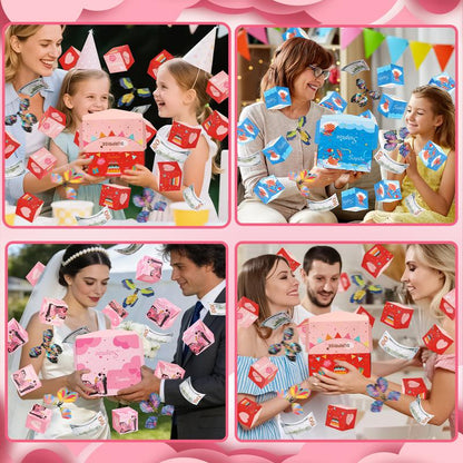 20 Bounces Surprise Gift Box - Contains a flying butterfly toy