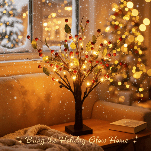 🎄LED Berry Tree Lamp