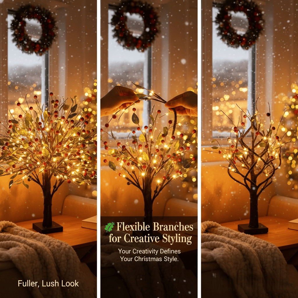 🎄LED Berry Tree Lamp