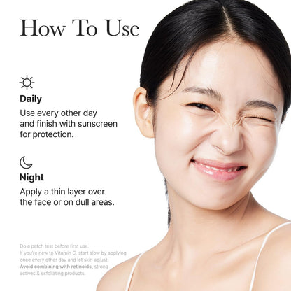 Vitamin C serum containing glutathione