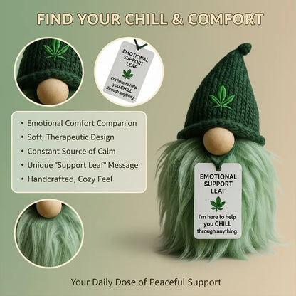 🌿💚 Emotional Support Weed Gnome – Your Little Cannabis Companion