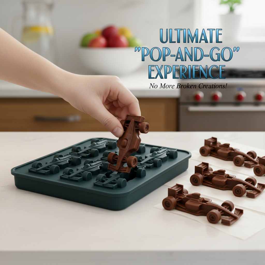 F1 ice mold- racing car silicone mold