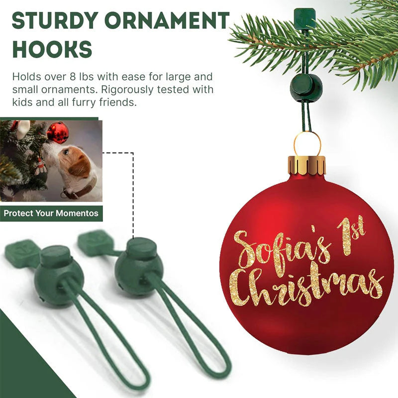 🎅✨ “Santa-Proof” Ornament Hooks