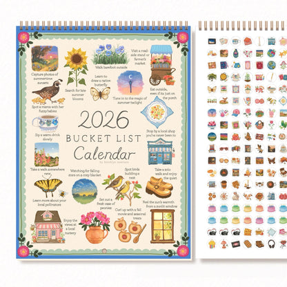 📅2026 Bucket List Calendar