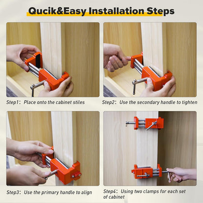🛠️3-in-1 Cabinet Installation Clamp