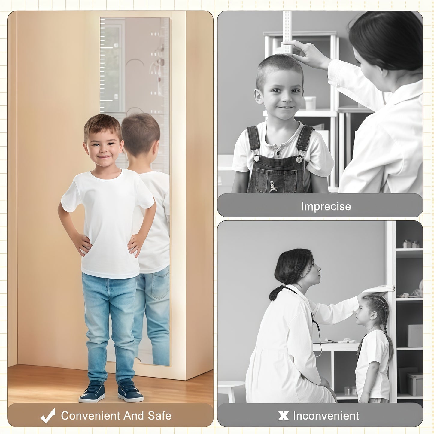 ✨👶Children's Height Measuring Mirror - Wall Mirror
