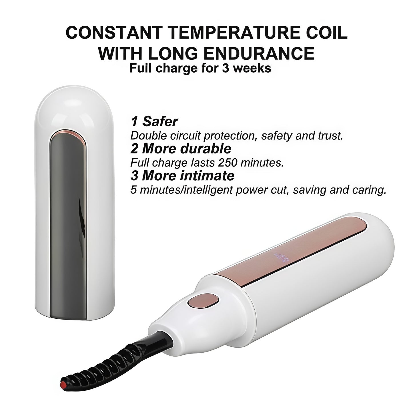 Electric eyelash curler