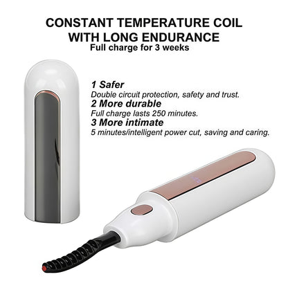 Electric eyelash curler