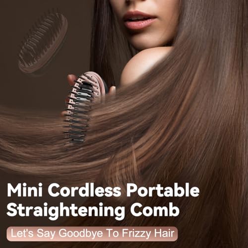 🔥Mini Cordless Straightening Brush🔥