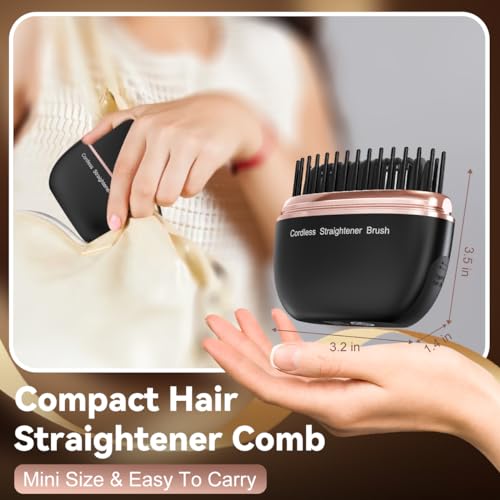 🔥Mini Cordless Straightening Brush🔥