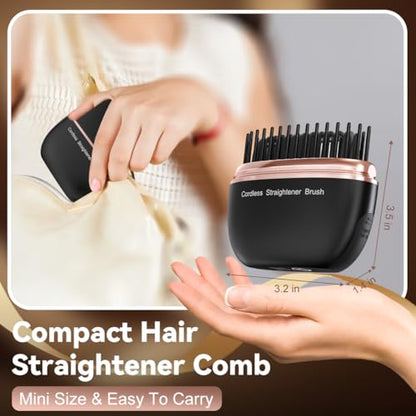🔥Mini Cordless Straightening Brush🔥