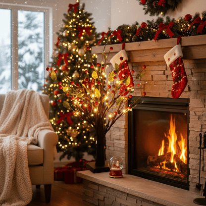 🎄LED Berry Tree Lamp