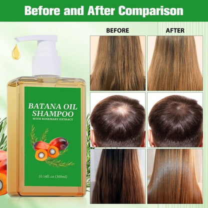🌿 Batana & Rosemary Shampoo | Hair Thickening Duo ✨ Fluffy & Frizz-Free