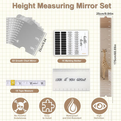 ✨👶Children's Height Measuring Mirror - Wall Mirror