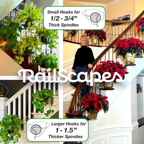 💐Tool-Free Railing Plant Holder: Create Your Dream Deck Garden