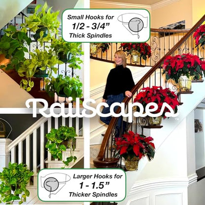 💐Tool-Free Railing Plant Holder: Create Your Dream Deck Garden
