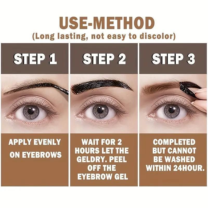 Easy-to-remove eyebrow gel - waterproof and sweatproof