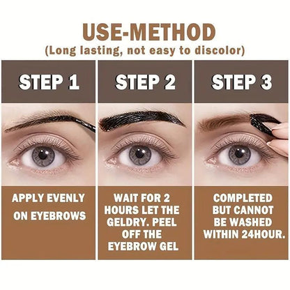 Easy-to-remove eyebrow gel - waterproof and sweatproof
