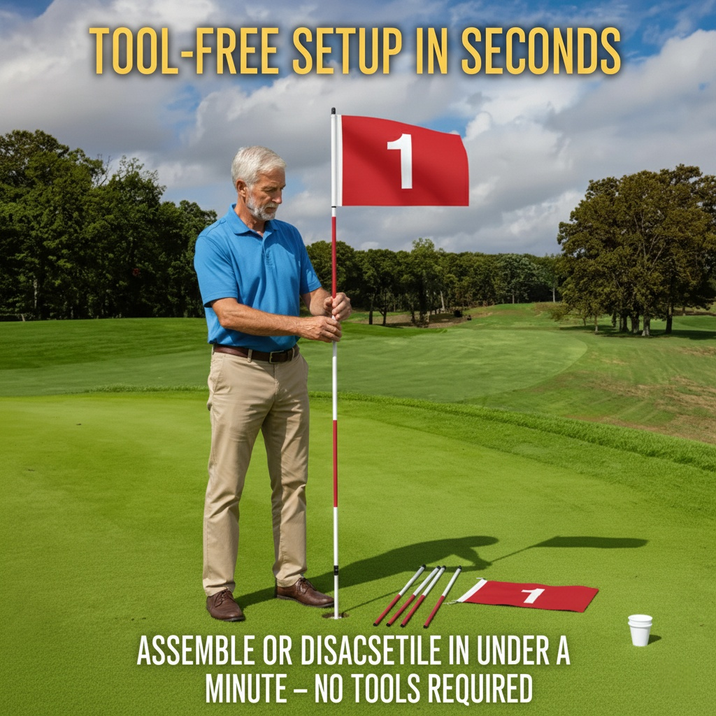 ⛳The Pro-Grade 6ft Backyard Golf System