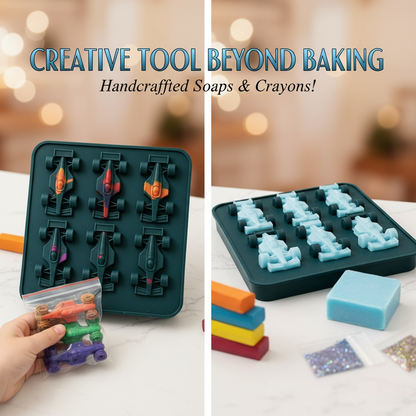 F1 ice mold- racing car silicone mold