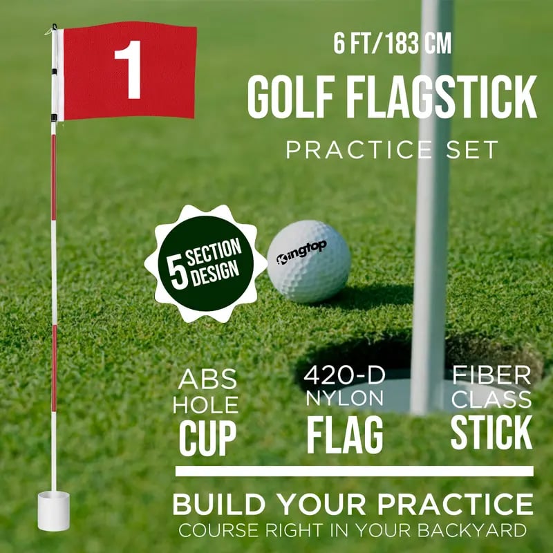 ⛳The Pro-Grade 6ft Backyard Golf System