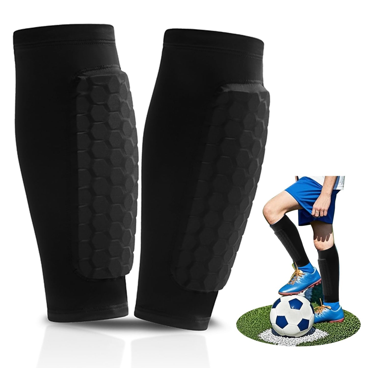 Professional shockproof shin guards integrated design